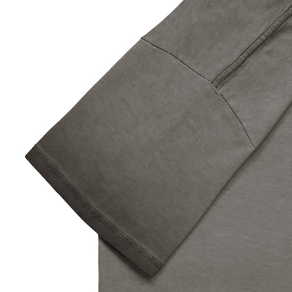 シュナウザーポイントロゴ刺繍ヴィンテージウォッシュTee gray image