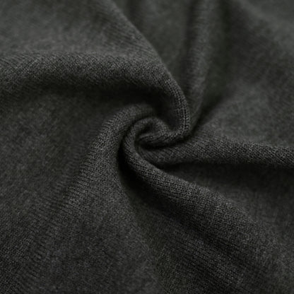 シュナウザーロゴ刺繍ハーフジップニットプルオーバー charcoal image