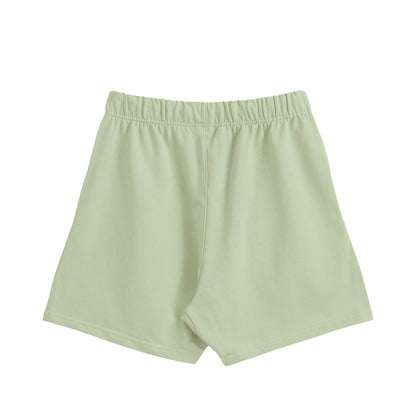 シュナウザーロゴ刺繍スウェットショートパンツ light-green image