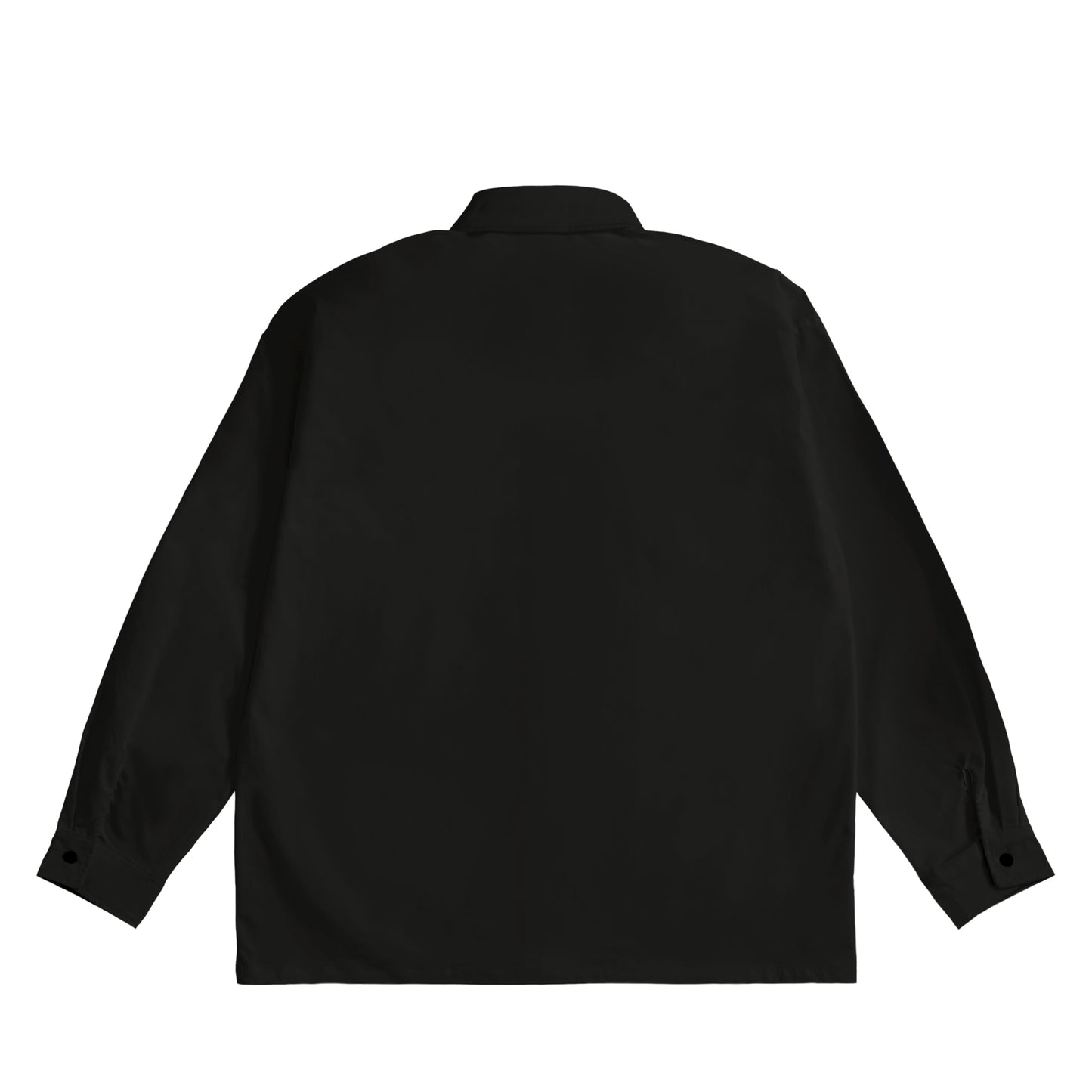 シュナウザーロゴ刺繍比翼カラーシャツ black image