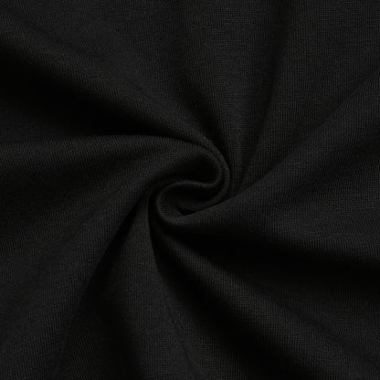 シュナウザーロゴ刺繍ショルダーステッチポロシャツ black image