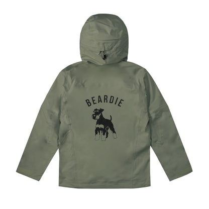 シュナウザーロゴマウンテンパーカー khaki image