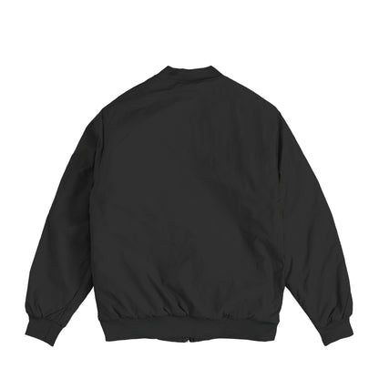 シュナウザーロゴ刺繍中綿ジャケット black image