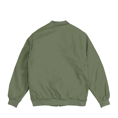 シュナウザーロゴ刺繍中綿ジャケット khaki image