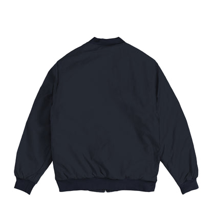 シュナウザーロゴ刺繍中綿ジャケット navy image