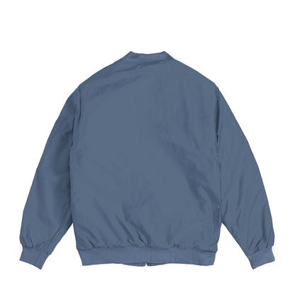 シュナウザーロゴ刺繍中綿ジャケット smoky-blue image