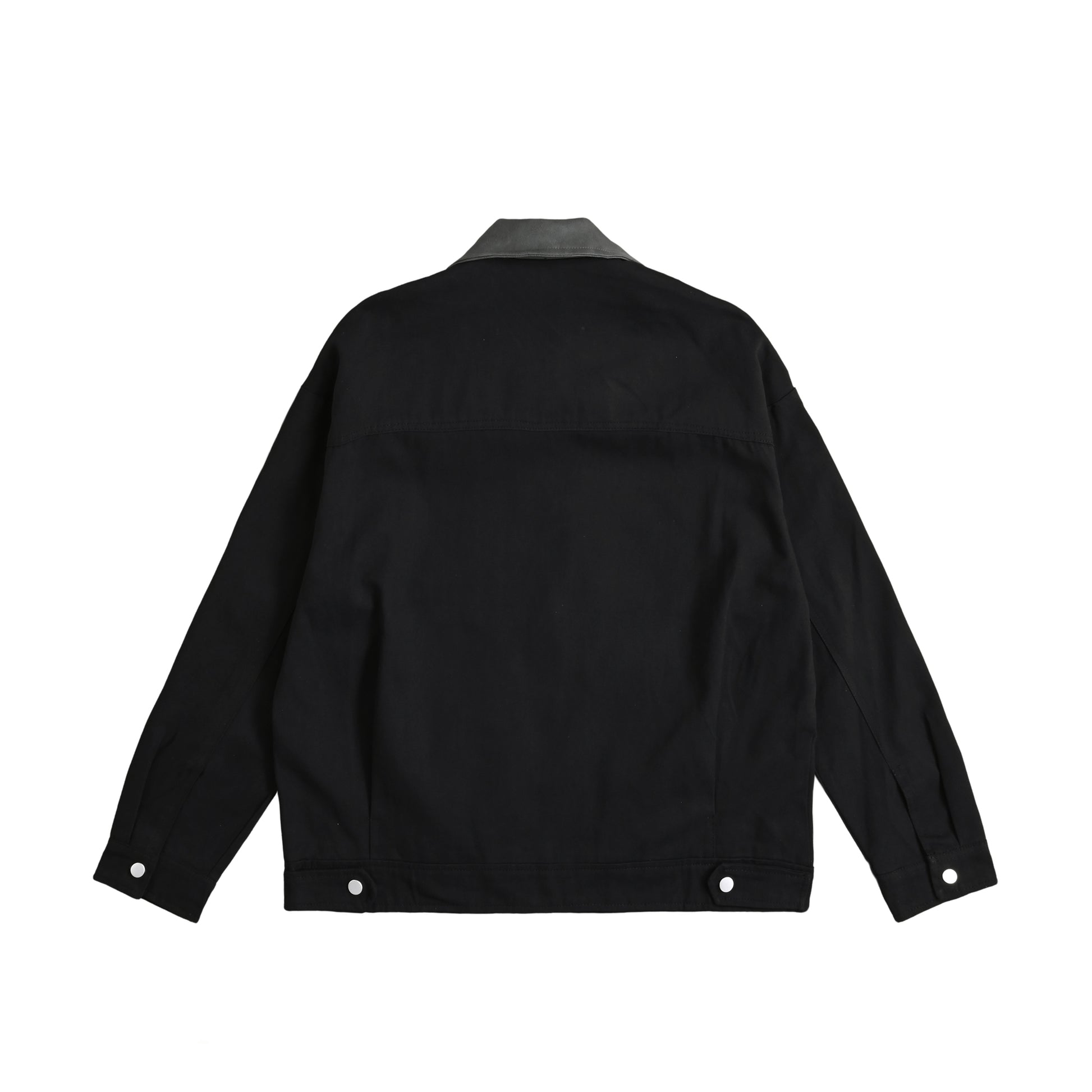 シュナウザーロゴ刺繍ワークジャケット black image