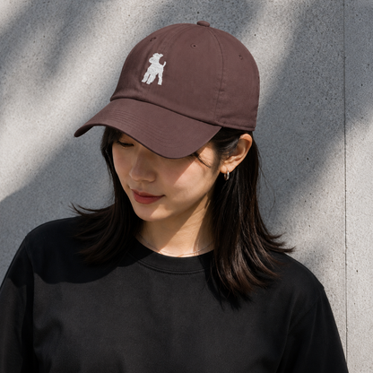 シュナウザーロゴ刺繍キャップ