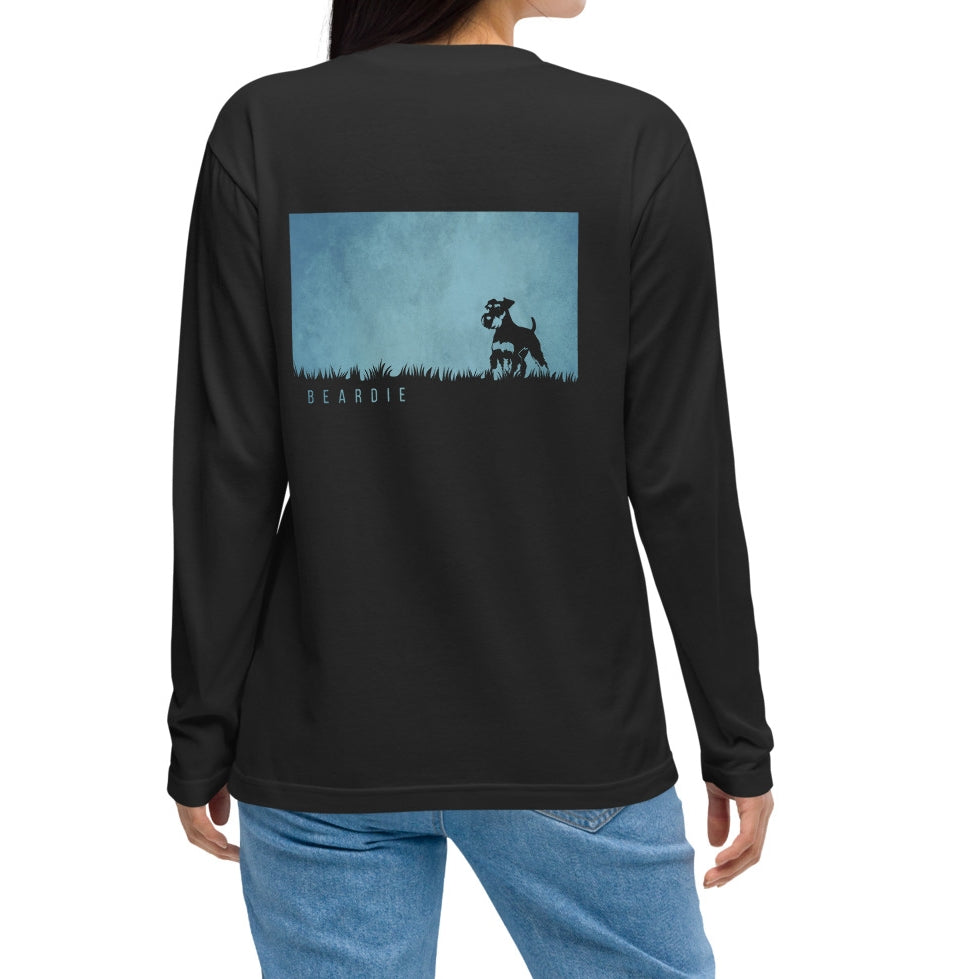 青の草原 - シュナウザーロングTee