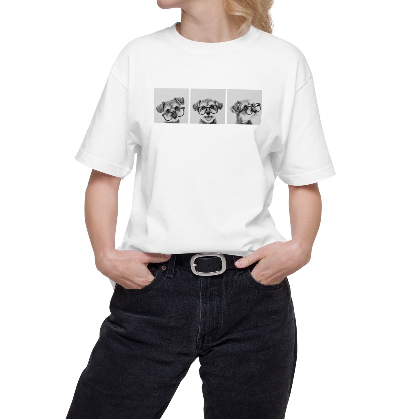 Three Faces - シュナウザーTee