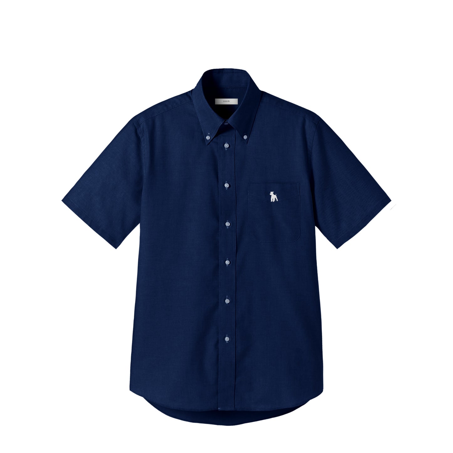 シュナウザーポイントロゴ刺繍半袖シャツ navy image
