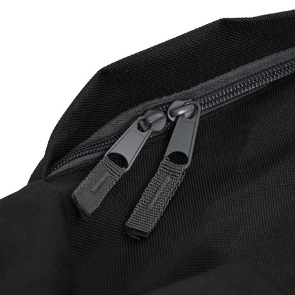 シュナウザーロゴ刺繍バックパック black image