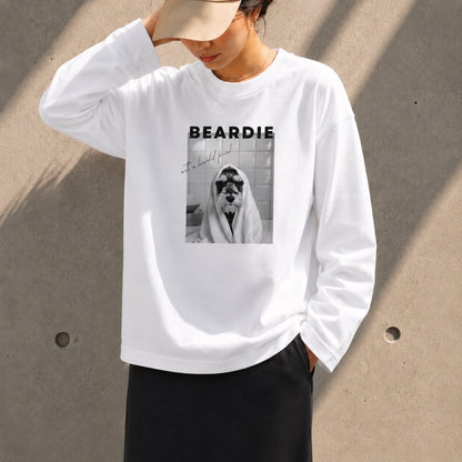 バスタオルの住人_シュナウザーロングTee