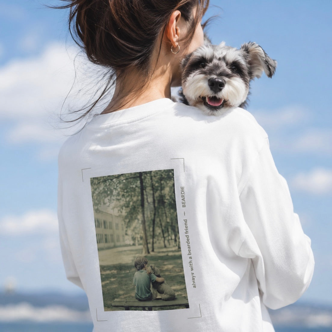 君がいてくれるから - シュナウザー ロングTee