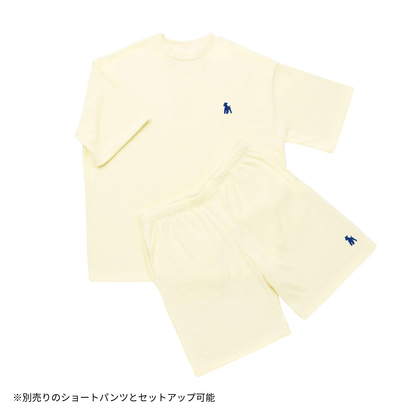 シュナウザーロゴ刺繍パイルTシャツ