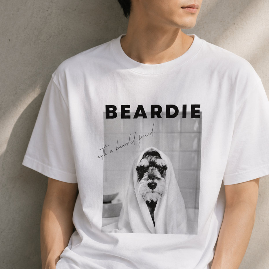バスタオルの住人_シュナウザーTee