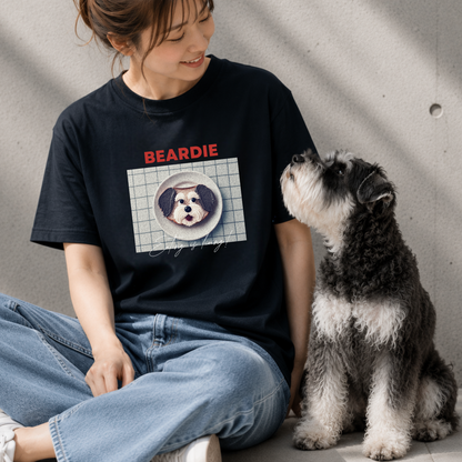 幸せのプレート_シュナウザーTee