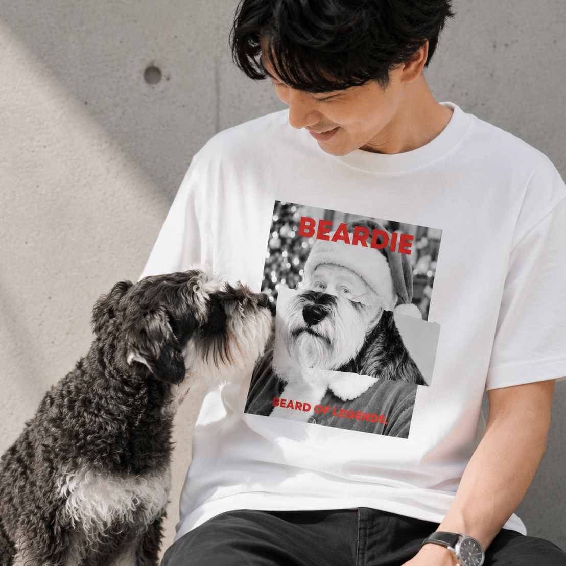 伝説のひげ_シュナウザーTee