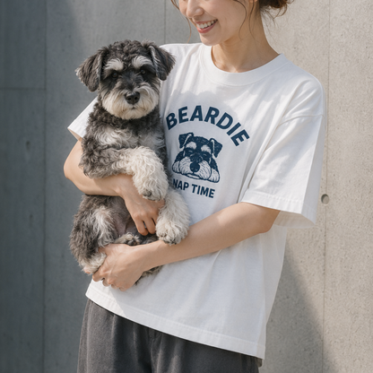 お昼寝シュナウザーTee