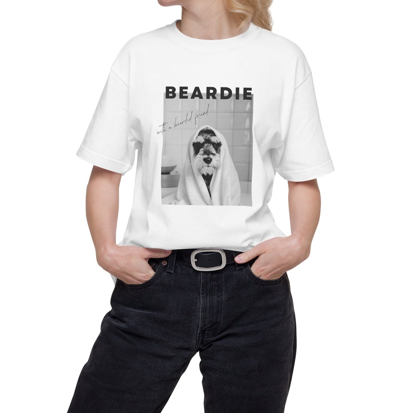 バスタオルの住人_シュナウザーTee