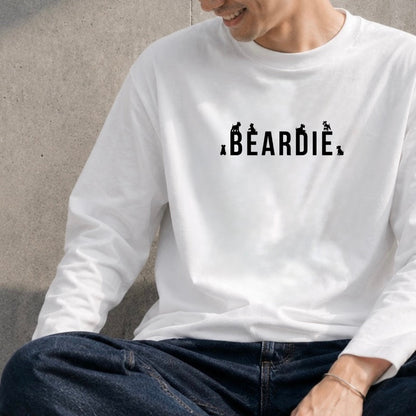 シュナウザーシルエットアートロゴ ロングTee