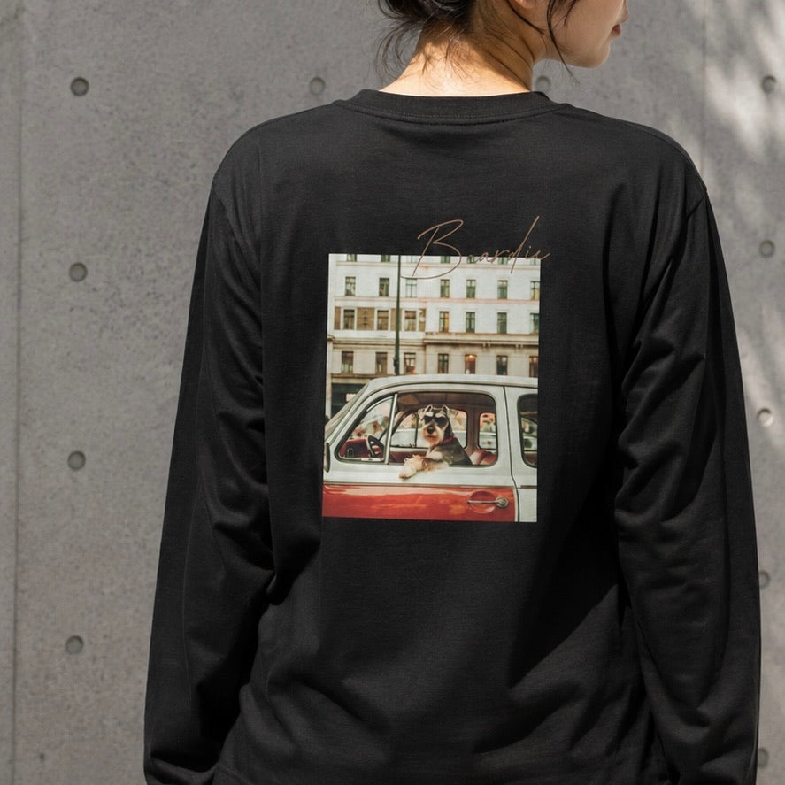 午後のドライブ日和 - シュナウザーロングTee