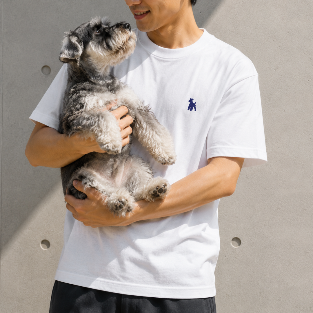 シュナウザーポイントロゴ刺繍Tee