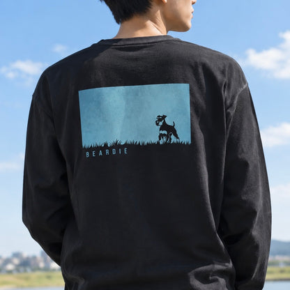 青の草原 - シュナウザーロングTee