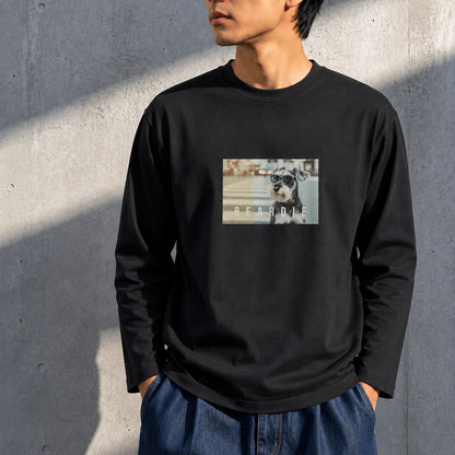 街に溶け込む - シュナウザー ロングTee