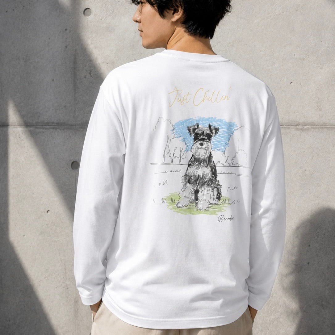 穏やかな休日 - シュナウザーロングTee