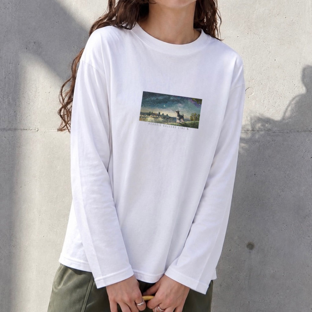 星降る夜に - シュナウザーロングTee