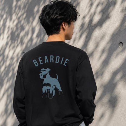シュナウザーバックロゴデザインロングTee