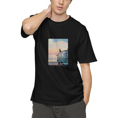 海辺のドライブ - シュナウザーTee