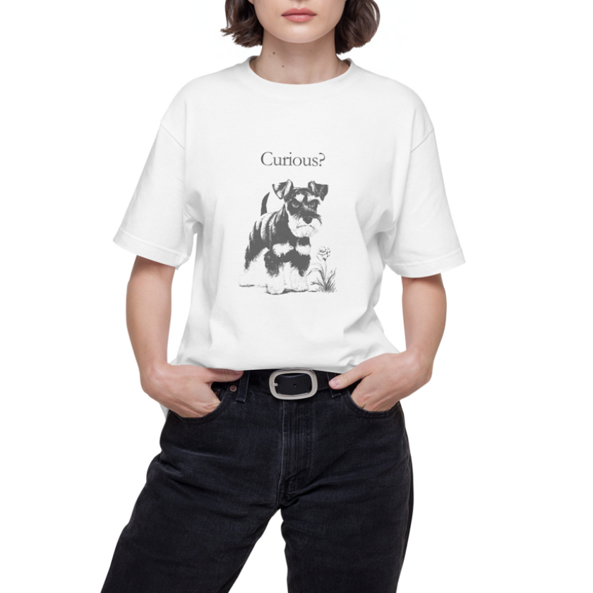 花との出会い - シュナウザーTee