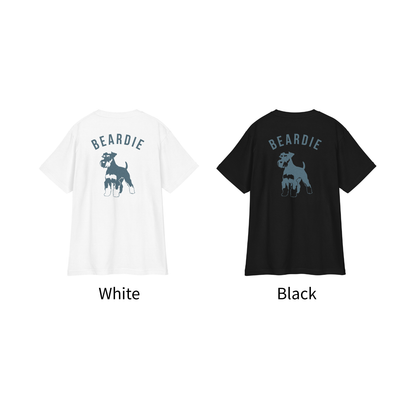 シュナウザーバックロゴデザインTee