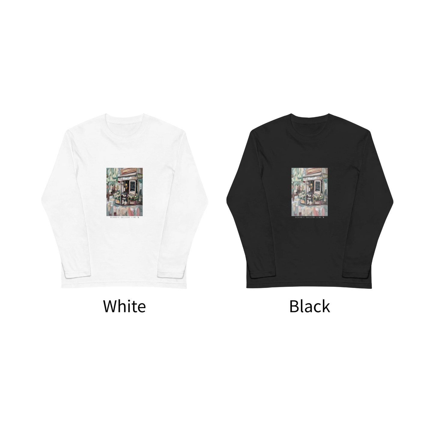 カフェの看板犬 - シュナウザー ロングTee