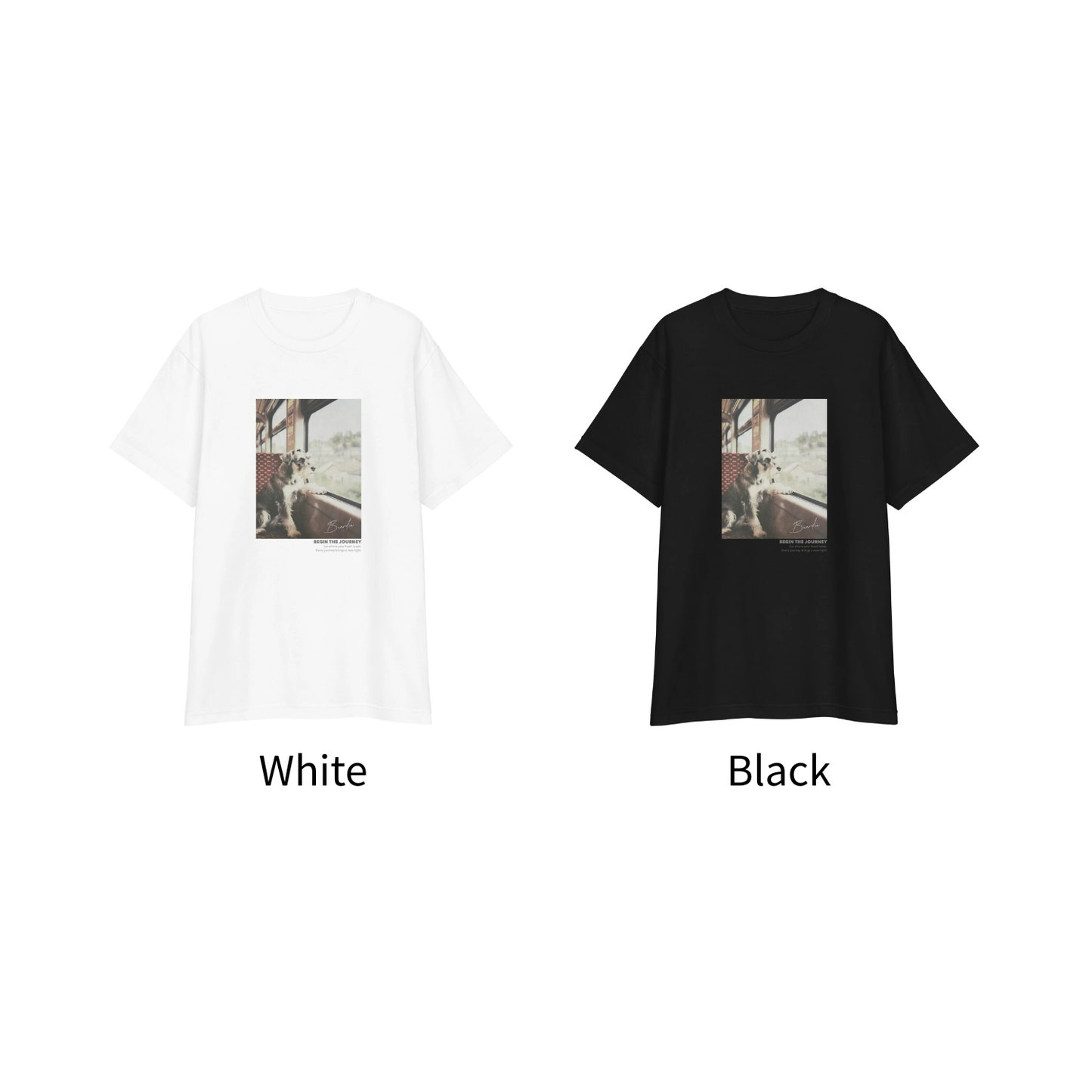 ゆれる景色と - シュナウザーTee