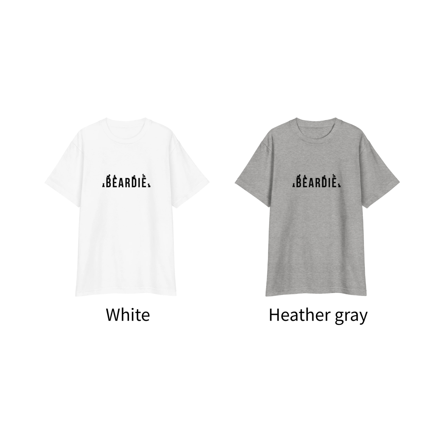 シュナウザーシルエットアートロゴ Tee