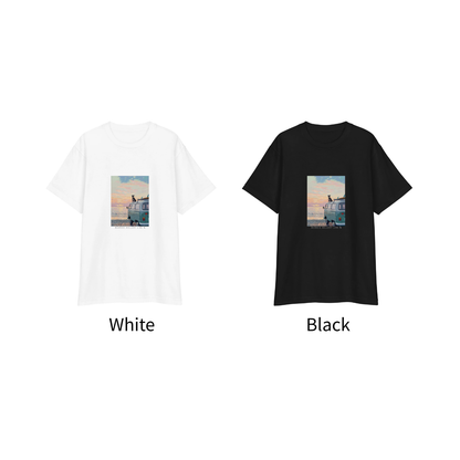 海辺のドライブ - シュナウザーTee