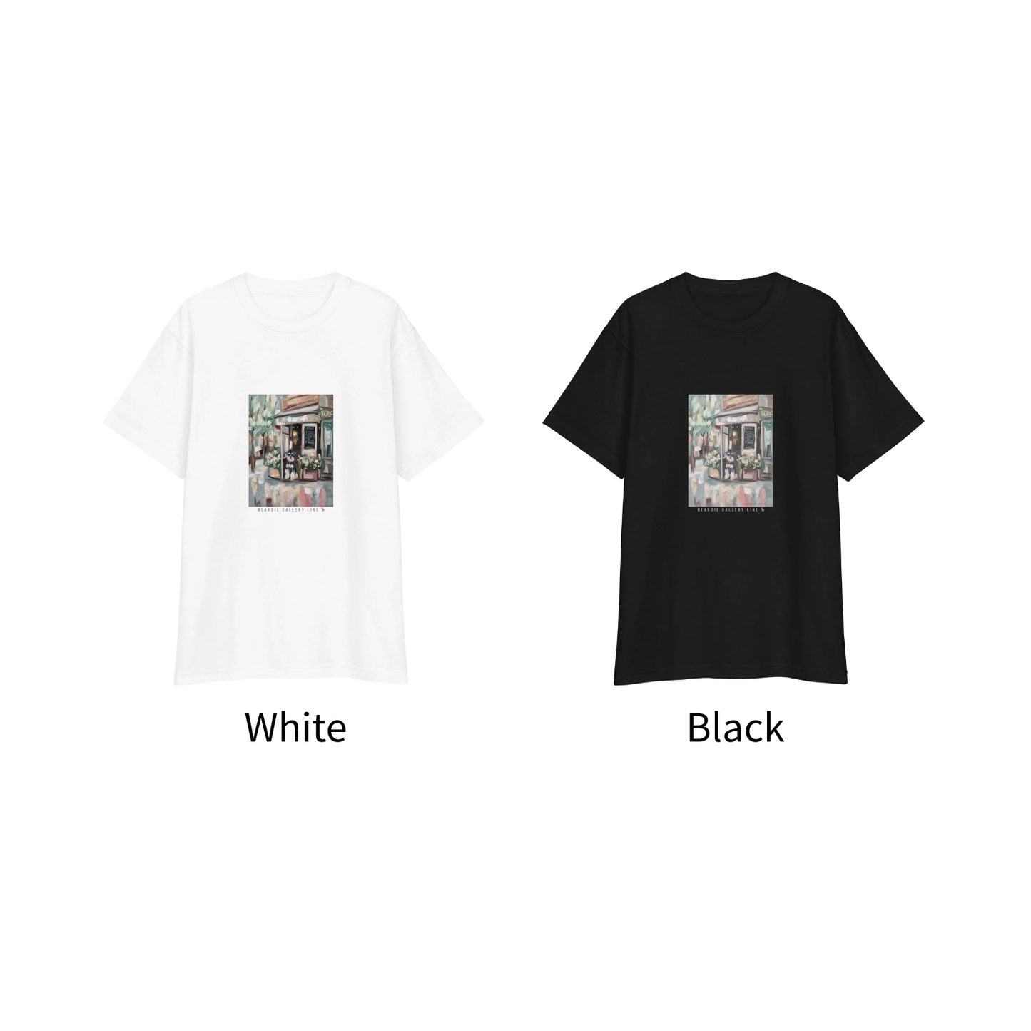 カフェの看板犬 - シュナウザーTee