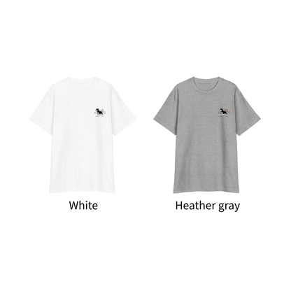 シュナウザーTOKYO散歩 ポイントプリントTee
