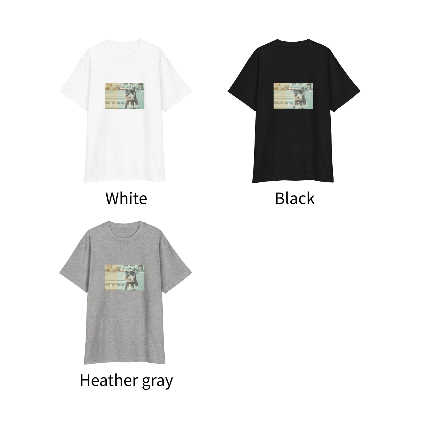 街に溶け込む - シュナウザーTee