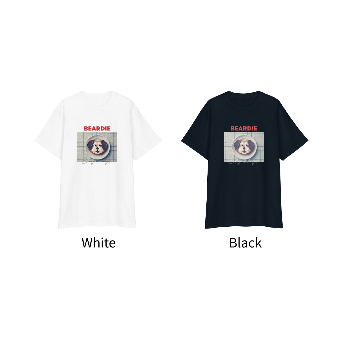 幸せのプレート_シュナウザーTee