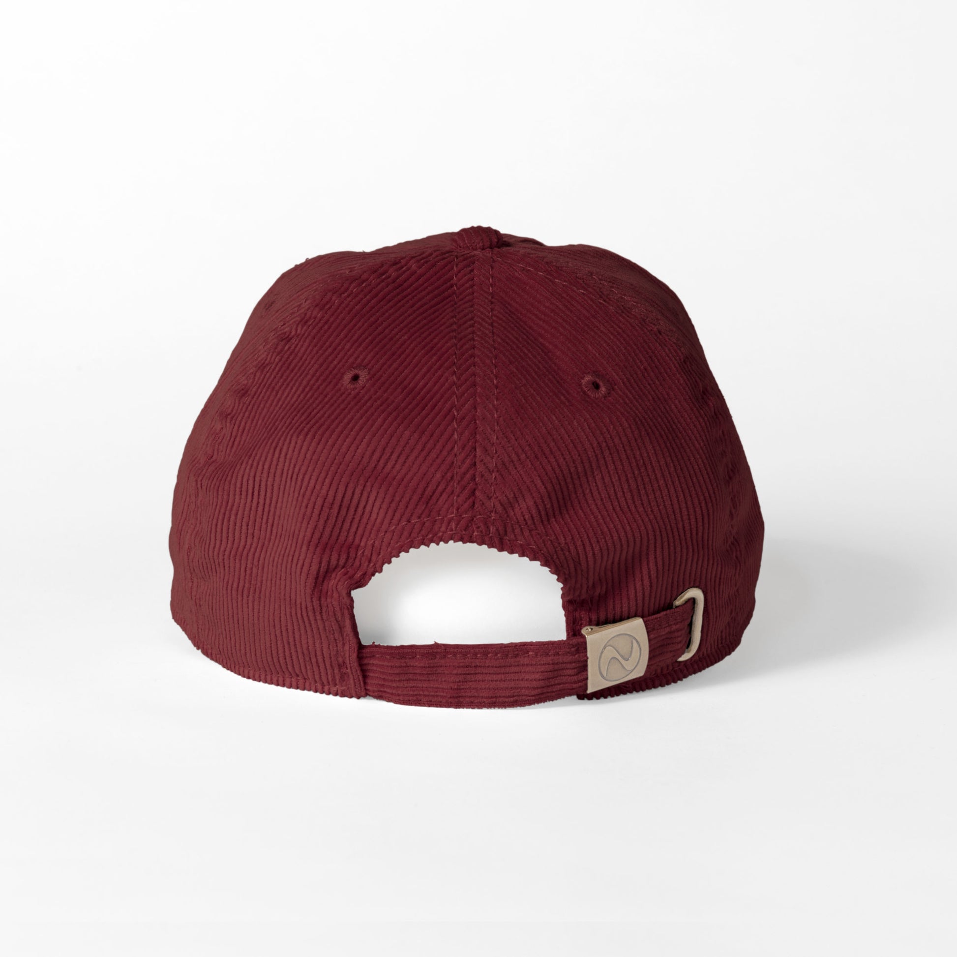 シュナウザーロゴ刺繍コーデュロイキャップ burgundy image