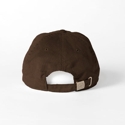 シュナウザーロゴ刺繍コーデュロイキャップ dark-brown image