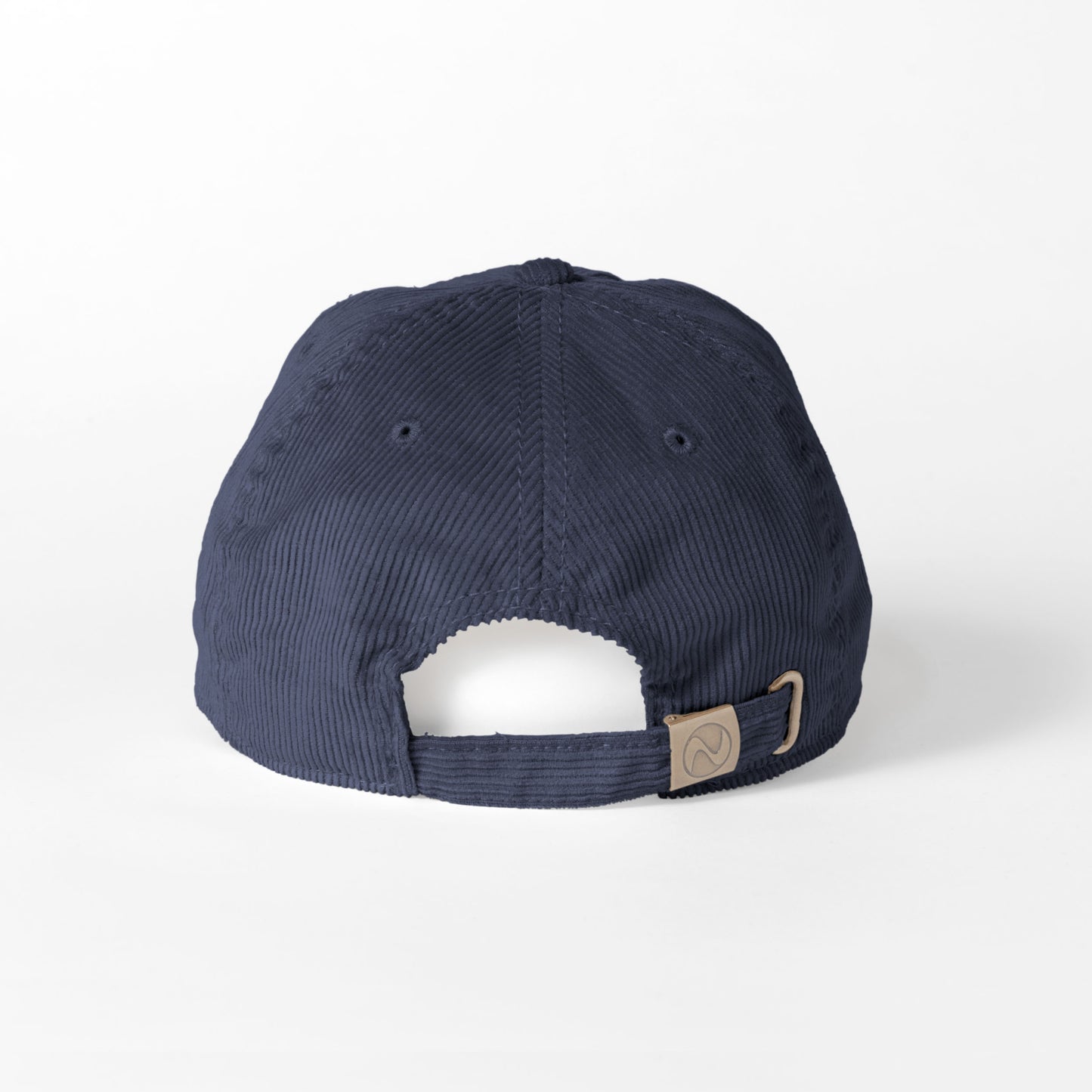シュナウザーロゴ刺繍コーデュロイキャップ navy image