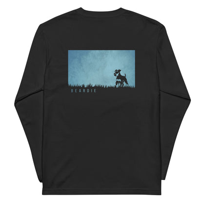 青の草原 - シュナウザーロングTee