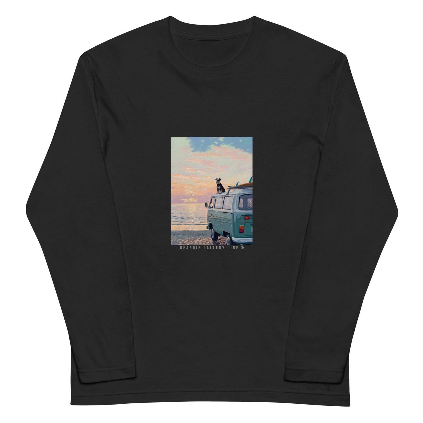 海辺のドライブ - シュナウザーロングTee