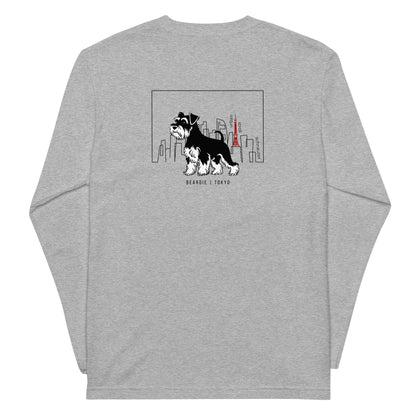 シュナウザーTOKYO散歩 バックプリントロングTee