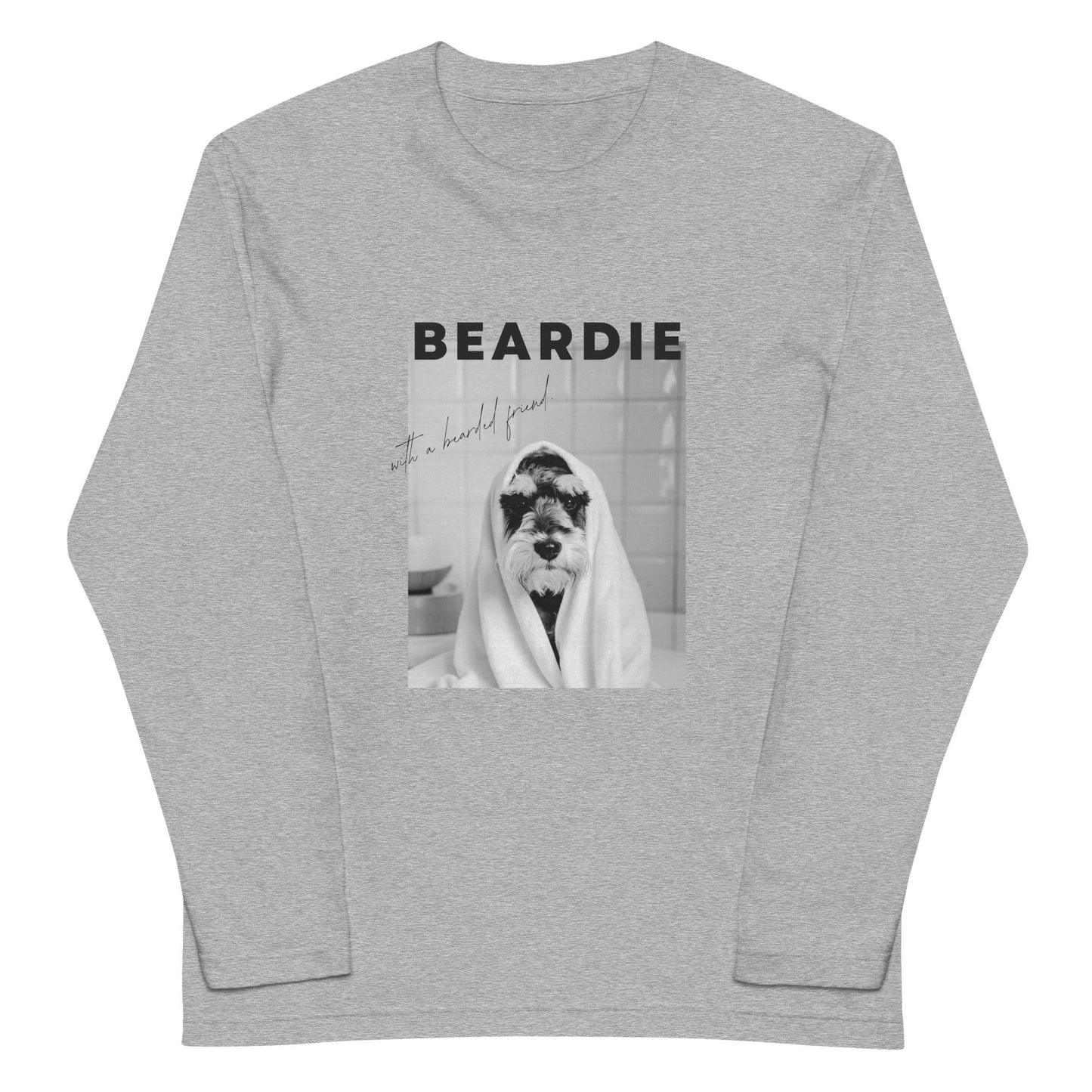 バスタオルの住人_シュナウザーロングTee